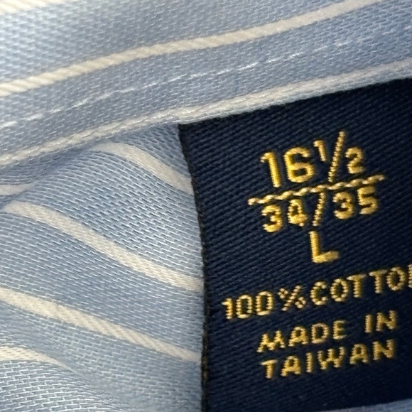 Clubroom men’s shirt size 16 1/2 100% cotton - Picture 4 of 5